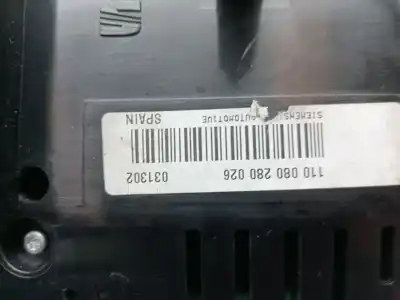 Peça sobressalente para automóvel em segunda mão quadrante por seat leon (1p1) 2.0 tdi referências oem iam 1p0920823fx  