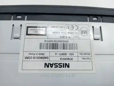 Pezzo di ricambio per auto di seconda mano impianto audio / radio cd per nissan note ii (e12) nissan note riferimenti oem iam 281853vv1a  