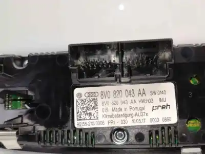 Pezzo di ricambio per auto di seconda mano controllo riscaldamento / aria condizionata per audi q2 (gab) untaggable edition 150 cv / 110 kw riferimenti oem iam 8v0820043aa  90156210