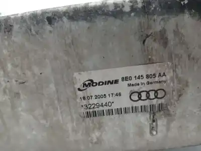 Peça sobressalente para automóvel em segunda mão intercooler por audi a4 avant (8e) a4 avant 8e referências oem iam 8e0145805aa  
