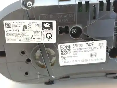 Peça sobressalente para automóvel em segunda mão quadrante por seat leon (5f1) seat leon cupra referências oem iam 5f0920742f  