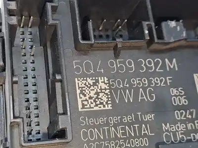 Second-hand car spare part comfort module for seat leon (5f1) seat leon cupra oem iam references 5q4959392m  5q4959392f