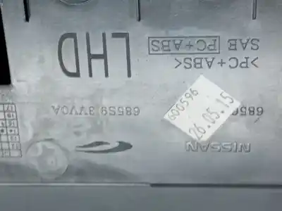 Peça sobressalente para automóvel em segunda mão porta luvas por nissan note ii (e12) nissan note referências oem iam 685s93vv0a  