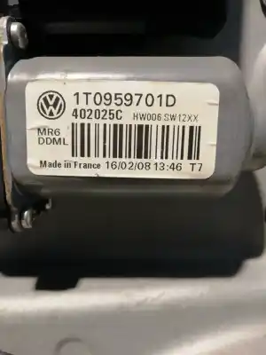 Автозапчастина б/у регулятор вікна передній лівий для volkswagen caddy ka/kb (2k) bls посилання на oem iam 6l4837752dj  