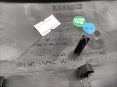 Peça sobressalente para automóvel em segunda mão moldagem por renault fluence 1.5 dci diesel fap 90 cv / 66 kw referências oem iam 484719162r  484719162r