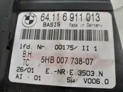 Second-hand car spare part climate control for bmw 3 (e46) 320 d oem iam references 64116911013  64116911013 - 64116911013