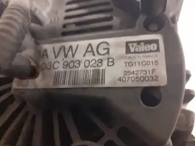 Peça sobressalente para automóvel em segunda mão alternador por audi a3 (8l) alh referências oem iam 03c903023b  