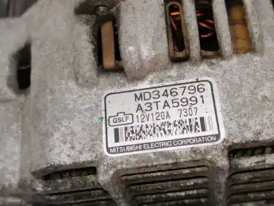 Автозапчастина б/у генератор для mitsubishi montero (v60/v70) 6g74 посилання на oem iam md350609  