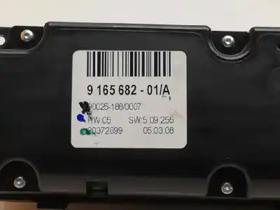 Second-hand car spare part heating / air conditioning control panel for bmw x5 (e70) 306d5 oem iam references 64119178065  916568201a