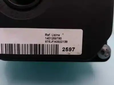 Peça sobressalente para automóvel em segunda mão abs por citroen jumpy 9h07 referências oem iam 0265801044  1401259780