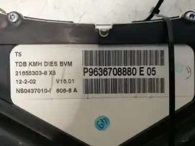 Автозапчастина б/у панель інструментів для peugeot 307 break / sw (s1) 307 break / sw (s1) (2002 - 2005) посилання на oem iam 9636708880  