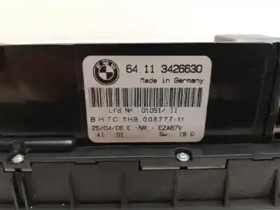 Second-hand car spare part heating / air conditioning control panel for bmw serie x3 (e83) d/204d4 oem iam references 64113443981  5hb00877711 - 64113426630