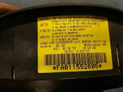Peça sobressalente para automóvel em segunda mão airbag dianteiro esquerdo por opel corsa c z10xe referências oem iam 9229386  09130793 - 16835215