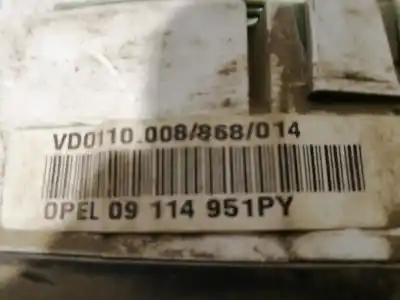 Second-hand car spare part dashboard for opel corsa c corsa c oem iam references 09114951py  09114951py - 110008868