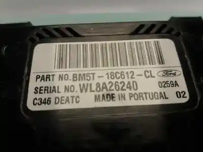 Peça sobressalente para automóvel em segunda mão comando de sofagem (chauffage / ar condicionado)  por ford focus turn. t1da referências oem iam bm5t18c612cl  wl8a26240 - c346deatc
