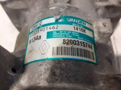 Peça sobressalente para automóvel em segunda mão compressor de ar condicionado a/a a/c por renault clio ii (bb_, cb_) 1.2 (bb0a, bb0f, bb10, bb1k, bb28, bb2d, bb2h, cb0a,... referências oem iam 8200315744  8200315744 - 8200315744