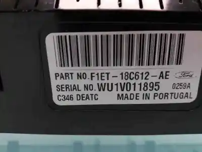 Peça sobressalente para automóvel em segunda mão comando de sofagem (chauffage / ar condicionado)  por ford focus turn. t1da referências oem iam f1et18c612ae  a12888130