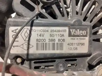 Автозапчастина б/у генератор для renault clio ii fase ii (b/cb0) k9k718 посилання на oem iam 8200386806  