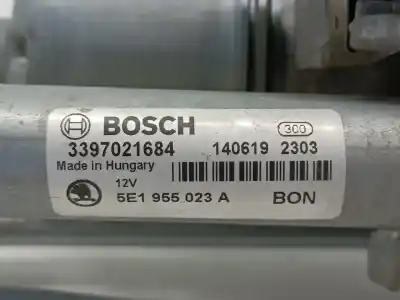 Second-hand car spare part front windshield wiper motor for skoda octavia combi (5e5) scout 2.0 150 cv oem iam references 5e1955119  