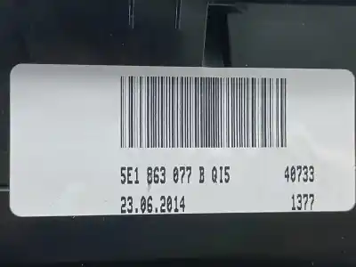 Автозапчастина б/у бардачок для skoda octavia combi (5e5) scout 2.0 150 cv посилання на oem iam 5e1863077  