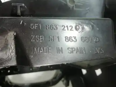 Pezzo di ricambio per auto di seconda mano console centrale per seat leon (5f1) crmb riferimenti oem iam   wat95dvs9, 49165f2412249 - wat95dvs9, 49165f2412249