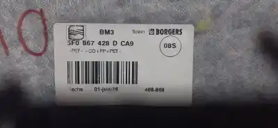 Автозапчастина б/у м'який / картонний комплект для seat leon (5f1) crmb посилання на oem iam 5f0867428d  