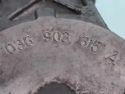 Peça sobressalente para automóvel em segunda mão esticador de correia por seat leon (1p1) bmn referências oem iam 03g903315a  