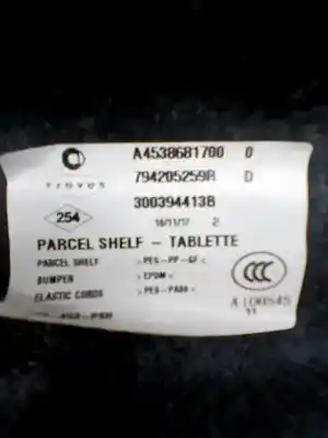 Second-hand car spare part  for SMART FORFOUR (453)  OEM IAM references A4538681700  