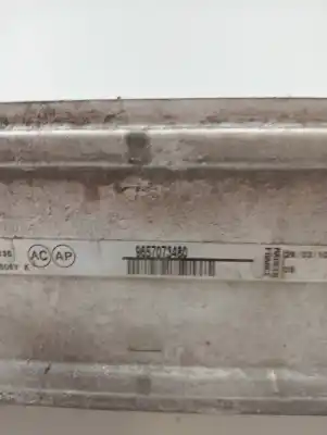Peça sobressalente para automóvel em segunda mão intercooler por citroen c5 berlina c5 referências oem iam 0384k8  9657073480