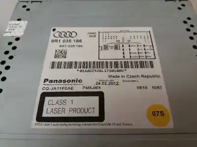 Peça sobressalente para automóvel em segunda mão módulo / sistema de navegação gps por audi a4 berlina (8e) a4 8e referências oem iam 8t0057603g  8r1035186 - 8t0919603f