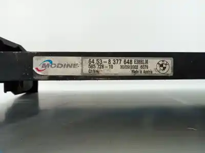 Peça sobressalente para automóvel em segunda mão condensador / radiador de ar condicionado por bmw 3 (e46) 320 d referências oem iam 64538377648,58572810  64538377648,58572810 - 64538377648,58572810