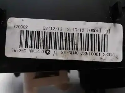 Peça sobressalente para automóvel em segunda mão comando de sofagem (chauffage / ar condicionado)  por citroen c1 * referências oem iam 770302  3bd28 - 78510001