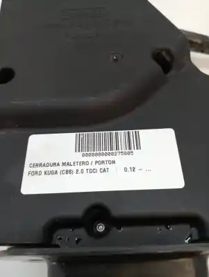 Second-hand car spare part trunk lock for ford kuga (cbs) kuga 120 cv / 88 kw oem iam references 2002213  