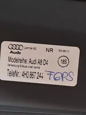 Pezzo di ricambio per auto di seconda mano plastica per audi a8 (4n2/4n8) * riferimenti oem iam 4h08672856ps  