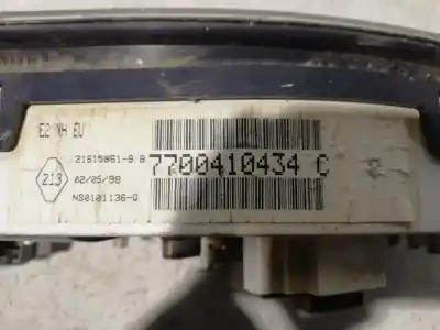 Peça sobressalente para automóvel em segunda mão quadrante por renault clio ii (bb_, cb_) 1.2 (bb0a, bb0f, bb10, bb1k, bb28, bb2d, bb2h, cb0a,... referências oem iam 7700410434c  7700410434c