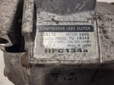 Second-hand car spare part air conditioning compressor for chrysler neon (pl) 2.0 16v oem iam references 4472203860  4472203860 - 4472203860