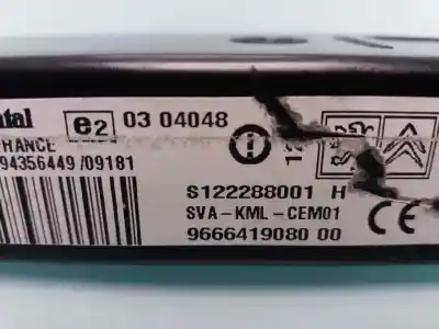 Peça sobressalente para automóvel em segunda mão módulo eletrônico por peugeot 308 9h02 referências oem iam 966641908000  