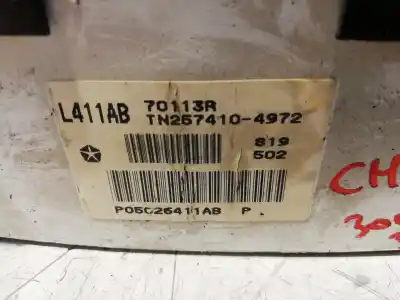 Peça sobressalente para automóvel em segunda mão quadrante por chrysler voyager 2.2 d-moo referências oem iam p05026411ab  p05026411ab - l411ab