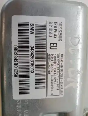 Second-hand car spare part right side airbag for bmw x3 (e83) n47d20a oem iam references 72123420226