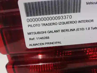 Peça sobressalente para automóvel em segunda mão farolim interior traseiro esquerdo por mitsubishi galant vii sedán (e5_a, e7_a, e8_a) 2.0 glstd (e57a) referências oem iam 1146288  1146288 - 1146-288l