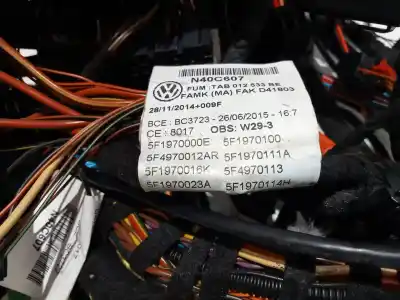 Second-hand car spare part fuse box unit for seat leon (5f1) czea oem iam references 5q0937615c  5q0937615c