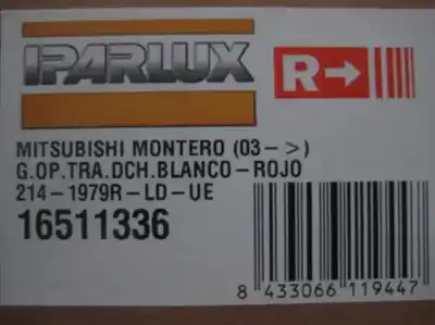Автозапчастина б/у правий ліхтар для mitsubishi montero (v20/v40) 4m40t посилання на oem iam 16511336  