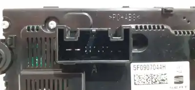 Peça sobressalente para automóvel em segunda mão comando de sofagem (chauffage / ar condicionado)  por seat leon (5f1) czea referências oem iam 5f0907044h  5f0907044h