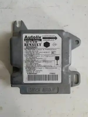 Peça sobressalente para automóvel em segunda mão Centralina De Airbag por RENAULT KANGOO Furgón Grand Confort Referências OEM IAM 550751800  550751800 - 8200098401