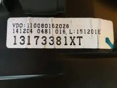 Peça sobressalente para automóvel em segunda mão quadrante por opel meriva meriva a referências oem iam 13173381xt  88311302 - 110080162026 151201e 1412040481016