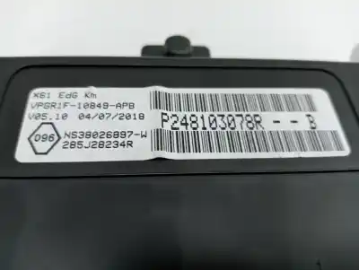 Peça sobressalente para automóvel em segunda mão quadrante por renault kangoo 2019 1461 referências oem iam 248106554r  p248103078rb