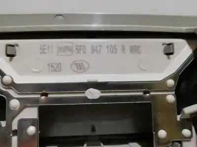 Second-hand car spare part interior light for seat leon (5f1) czea oem iam references 5f0947105r  