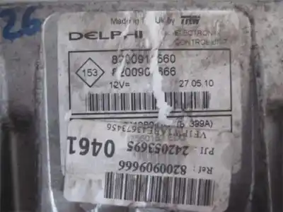 Second-hand car spare part ecu engine control for renault kangoo kangoo oem iam references 8200909666  8200909666 - 8200911560
