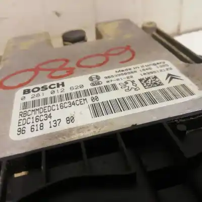Second-hand car spare part ecu engine control for citroen berlingo 9hwdv6eted oem iam references 0281012620  0281012620