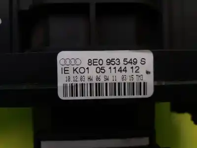 Second-hand car spare part multifunction switch for audi a4 avant (8e) bfb oem iam references 4e0953503b4pk  4e0953503b - 8e0953549s